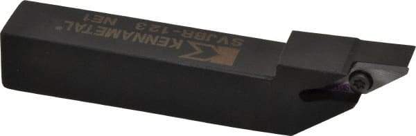 Kennametal - SVJB, Right Hand Cut, 3° Lead Angle, 3/4" Shank Height x 3/4" Shank Width, Neutral Rake Indexable Turning Toolholder - 4-1/2" OAL, VB..33. Insert Compatibility, Series Screw-On - Exact Tool & Supply