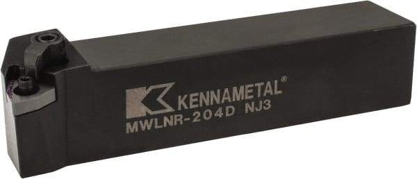 Kennametal - MWLN, Right Hand Cut, 5° Lead Angle, 1-1/4" Shank Height x 1-1/4" Shank Width, Negative Rake Indexable Turning Toolholder - 6" OAL, WN..43. Insert Compatibility, Series Kenloc - Exact Tool & Supply