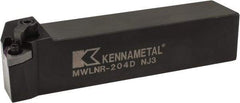 Kennametal - MWLN, Right Hand Cut, 5° Lead Angle, 1-1/4" Shank Height x 1-1/4" Shank Width, Negative Rake Indexable Turning Toolholder - 6" OAL, WN..43. Insert Compatibility, Series Kenloc - Exact Tool & Supply