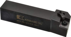 Kennametal - MCLN, Left Hand Cut, 5° Lead Angle, 1-1/4" Shank Height x 1-1/4" Shank Width, Negative Rake Indexable Turning Toolholder - 6" OAL, CN..64. Insert Compatibility, Series Kenloc - Exact Tool & Supply