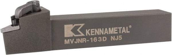 Kennametal - MVJN, Right Hand Cut, 3° Lead Angle, 1" Shank Height x 1" Shank Width, Negative Rake Indexable Turning Toolholder - 6" OAL, VN..33. Insert Compatibility, Series Kenloc - Exact Tool & Supply