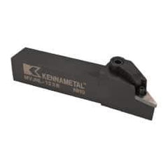 Kennametal - MVJN, Left Hand Cut, 3° Lead Angle, 3/4" Shank Height x 3/4" Shank Width, Negative Rake Indexable Turning Toolholder - 4-1/2" OAL, VN..33. Insert Compatibility, Series Kenloc - Exact Tool & Supply