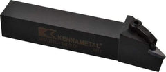 Kennametal - MVJN, Left Hand Cut, 3° Lead Angle, 1" Shank Height x 1" Shank Width, Negative Rake Indexable Turning Toolholder - 6" OAL, VN..33. Insert Compatibility, Series Kenloc - Exact Tool & Supply