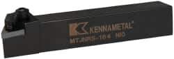 Kennametal - MTJN, Right Hand Cut, 3° Lead Angle, 1" Shank Height x 1" Shank Width, Negative Rake Indexable Turning Toolholder - 6" OAL, TN..43. Insert Compatibility, Series Kenloc - Exact Tool & Supply