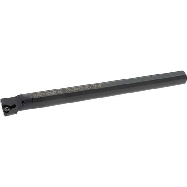 Kennametal - 23.62mm Min Bore Diam, 254mm OAL, 3/4" Shank Diam, A-STFP Indexable Boring Bar - TP.. Insert, Screw Holding Method - Exact Tool & Supply