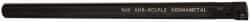 Kennametal - 15.24mm Min Bore Diam, 203.2mm OAL, 1/2" Shank Diam, A-SCLP Indexable Boring Bar - CP.. Insert, Screw Holding Method - Exact Tool & Supply