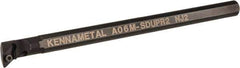 Kennametal - 15.24mm Min Bore Diam, 6" OAL, 3/8" Shank Diam, A-SDUP Indexable Boring Bar - DP.. Insert, Screw Holding Method - Exact Tool & Supply