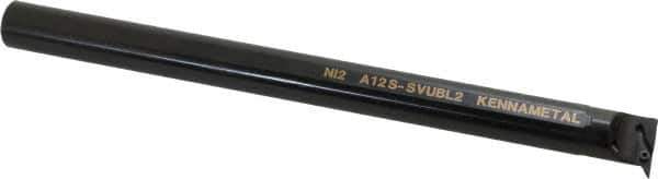 Kennametal - 24.89mm Min Bore Diam, 10" OAL, 3/4" Shank Diam, A-SVSP Indexable Boring Bar - VB.. Insert, Screw Holding Method - Exact Tool & Supply