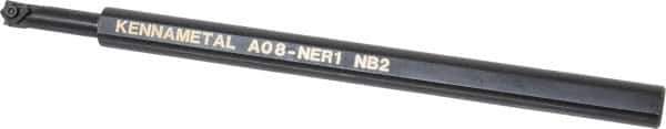 Kennametal - 11.18mm Min Bore Diam, 8" OAL, 1/2" Shank Diam, A-NE Indexable Boring Bar - 1" Max Bore Depth, N. Insert, Clamp Holding Method - Exact Tool & Supply