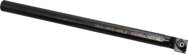 Kennametal - 25.4mm Min Bore Diam, 10" OAL, 5/8" Shank Diam, A-NE Indexable Boring Bar - N. Insert, Clamp Holding Method - Exact Tool & Supply