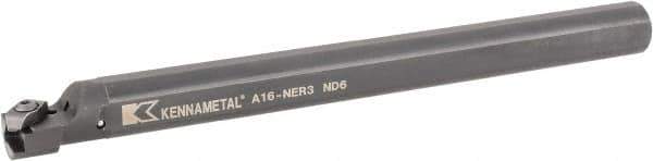 Kennametal - 34.93mm Min Bore Diam, 12" OAL, 1" Shank Diam, A-NE Indexable Boring Bar - N. Insert, Clamp Holding Method - Exact Tool & Supply