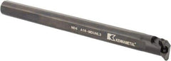 Kennametal - 33.02mm Min Bore Diam, 12" OAL, 1" Shank Diam, A-MDUN Indexable Boring Bar - DN.. Insert, Screw or Clamp Holding Method - Exact Tool & Supply