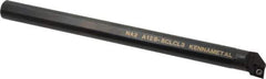 Kennametal - 23.62mm Min Bore Diam, 10" OAL, 3/4" Shank Diam, A-SCLC Indexable Boring Bar - CC.. Insert, Screw Holding Method - Exact Tool & Supply