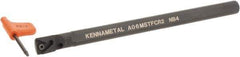 Kennametal - 12.19mm Min Bore Diam, 6" OAL, 3/8" Shank Diam, A-STFC Indexable Boring Bar - TC.. Insert, Screw Holding Method - Exact Tool & Supply