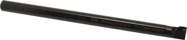 Kennametal - 19.56mm Min Bore Diam, 10" OAL, 5/8" Shank Diam, A-STFC Indexable Boring Bar - TC.. Insert, Screw Holding Method - Exact Tool & Supply