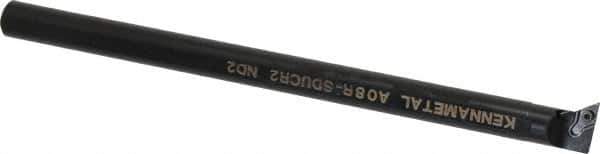 Kennametal - 18.54mm Min Bore Diam, 203.2mm OAL, 1/2" Shank Diam, A-SDUC Indexable Boring Bar - DC.. Insert, Screw Holding Method - Exact Tool & Supply
