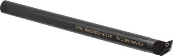 Kennametal - 24.89mm Min Bore Diam, 10" OAL, 3/4" Shank Diam, A-SDUC Indexable Boring Bar - DC.. Insert, Screw Holding Method - Exact Tool & Supply
