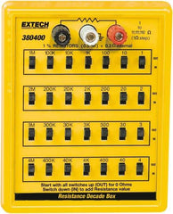 Extech - 1 to 110 k Ohm, Earth Ground Resistance Tester - No Batteries Required, 1 to 110 Resolution - Exact Tool & Supply