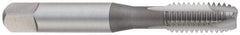OSG - 7/16-14 UNC, 3 Flute, Bright Finish, High Speed Steel Spiral Point Tap - Plug Chamfer, Right Hand Thread, 3-5/32" OAL, 1-7/16" Thread Length, 0.323" Shank Diam - Exact Tool & Supply