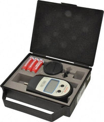 Mitutoyo - Accurate up to 0.006 +/- 0.5% Digit (600 to 25,000 RPM) and 0.4 +/- 1% Digit (600 to 25,000 RPM), 1 to 25,000 RPM Resolution, Contact Tachometer - 4.8228 Inch Long x 2.5197 Inch Wide x 1.24 Inch Meter Thick, 1 to 25,000 RPM Measurement - Exact Tool & Supply