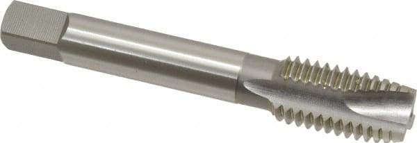 OSG - 5/8-11 UNC, 3 Flute, Bright Finish, High Speed Steel Spiral Point Tap - Plug Chamfer, Right Hand Thread, 3-13/16" OAL, 1-13/16" Thread Length, 0.48" Shank Diam, 3B Class of Fit, Series 105 - Exact Tool & Supply