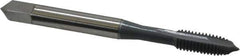 OSG - #0-80 UNF, 2 Flute, elektraLUBE Finish, High Speed Steel Spiral Point Tap - Bottoming Chamfer, Right Hand Thread, 1-5/8" OAL, 5/16" Thread Length, 2B Class of Fit, Series 105B - Exact Tool & Supply