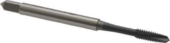 OSG - #4-40 UNC, 2 Flute, elektraLUBE Finish, High Speed Steel Spiral Point Tap - Plug Chamfer, Right Hand Thread, 1-7/8" OAL, 9/16" Thread Length, 2B/3B Class of Fit, Series 105 - Exact Tool & Supply