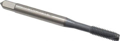 OSG - #10-32 UNF, 2 Flute, elektraLUBE Finish, High Speed Steel Spiral Point Tap - Bottoming Chamfer, Right Hand Thread, 2-3/8" OAL, 7/8" Thread Length, 3B Class of Fit, Series 105B - Exact Tool & Supply