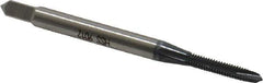 OSG - #2-56 UNC, 2 Flute, elektraLUBE Finish, High Speed Steel Spiral Point Tap - Plug Chamfer, Right Hand Thread, 1-3/4" OAL, 7/16" Thread Length, Series 105 - Exact Tool & Supply