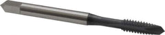 OSG - #10-24 UNC, 2 Flute, elektraLUBE Finish, High Speed Steel Spiral Point Tap - Plug Chamfer, Right Hand Thread, 2-3/8" OAL, 7/8" Thread Length, 2B/3B Class of Fit, Series 105 - Exact Tool & Supply
