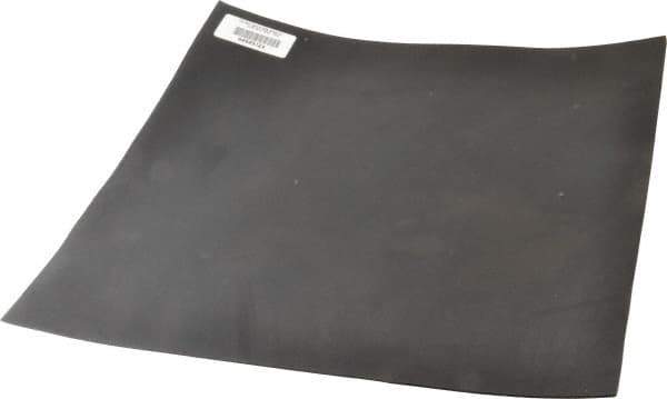 Made in USA - 12" Long, 12" Wide, 1/16" Thick, Neoprene Rubber Foam Sheet - 50 to 60 Durometer, Black, -20 to 170°F, 2,500 psi Tensile Strength, Adhesive Backing, Stock Length - Exact Tool & Supply