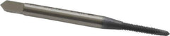 OSG - #2-56 UNC, 2 Flute, elektraLUBE Finish, High Speed Steel Spiral Point Tap - Plug Chamfer, Right Hand Thread, 1-3/4" OAL, 7/16" Thread Length, Series 105 - Exact Tool & Supply