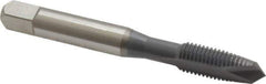 OSG - 5/16-24 UNF, 2 Flute, elektraLUBE Finish, High Speed Steel Spiral Point Tap - Plug Chamfer, Right Hand Thread, 2-23/32" OAL, 1-1/8" Thread Length, 3B Class of Fit, Series 105 - Exact Tool & Supply