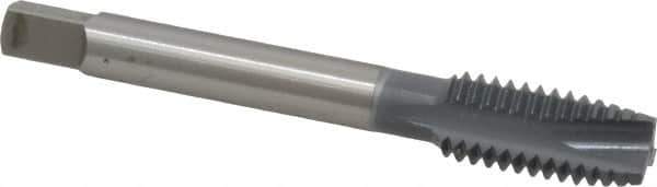 OSG - 7/16-14 UNC, 3 Flute, elektraLUBE Finish, High Speed Steel Spiral Point Tap - Plug Chamfer, Right Hand Thread, 3-5/32" OAL, 1-7/16" Thread Length, Series 105 - Exact Tool & Supply
