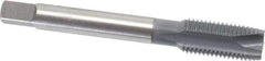OSG - 7/16-20 UNF, 3 Flute, elektraLUBE Finish, High Speed Steel Spiral Point Tap - Plug Chamfer, Right Hand Thread, 3-5/32" OAL, 1-7/16" Thread Length, Series 105 - Exact Tool & Supply