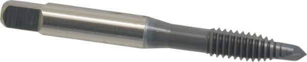 OSG - 5/16-18 UNC, 2 Flute, elektraLUBE Finish, High Speed Steel Spiral Point Tap - Plug Chamfer, Right Hand Thread, 2-23/32" OAL, 1-1/8" Thread Length, 2B Class of Fit, Series 105 - Exact Tool & Supply