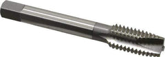OSG - 1/2-13 UNC, 3 Flute, elektraLUBE Finish, High Speed Steel Spiral Point Tap - Plug Chamfer, Right Hand Thread, 3-3/8" OAL, 1-21/32" Thread Length, 2B Class of Fit, Series 105 - Exact Tool & Supply