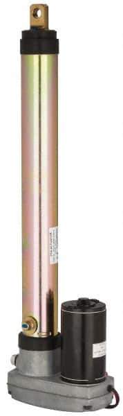 Thomson Industries - 12" Stroke Len, 30% Duty Cycle, 12 Volt, Performance PakLinear Electromechanical Actuator - DC Input, 1.1" per Second, 750 Lb Capacity - Exact Tool & Supply