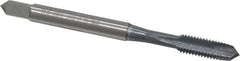 OSG - #10-32 UNF, 2 Flute, elektraLUBE Finish, High Speed Steel Spiral Point Tap - Plug Chamfer, Right Hand Thread, 2-3/8" OAL, 7/8" Thread Length - Exact Tool & Supply