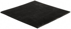 Made in USA - 12" Long, 12" Wide, 1/4" Thick, Neoprene Rubber Foam Sheet - 65 to 75 Durometer, Black, -20 to 180°F, 1,000 psi Tensile Strength, Plain Backing, Stock Length - Exact Tool & Supply