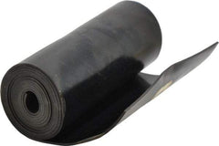 Made in USA - 1/16" Thick x 6" Wide x 60" Long, Buna-N Rubber Strip - Stock Length, 70 Shore A Durometer, 800 to 1,000 psi Tensile Strength, -20 to 170°F, Black - Exact Tool & Supply