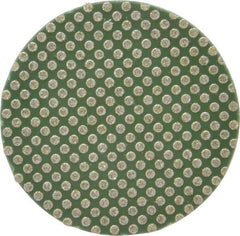 Norton - 2" Diam, 60 Grit Diamond Adhesive PSA Disc - Coarse Grade, Green, Cloth Backing, Flexible - Exact Tool & Supply