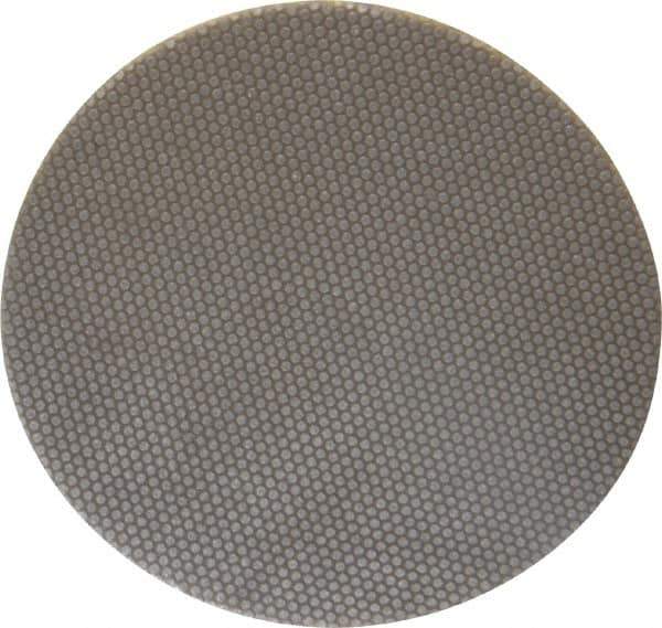 Norton - 2" Diam, 400 Grit Diamond Adhesive PSA Disc - Super Fine Grade, Yellow, Cloth Backing, Flexible - Exact Tool & Supply