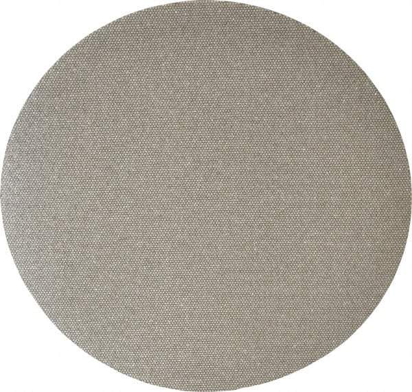 Norton - 6" Diam, 120 Grit Diamond Adhesive PSA Disc - Medium Grade, Black, Cloth Backing, Flexible - Exact Tool & Supply