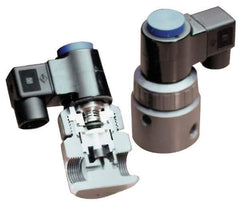 Plast-O-Matic - Direct Acting, PVC Solenoid Valve - Normally Closed, Viton Seal - Exact Tool & Supply