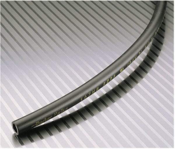 Parker - 11/64" ID x 1/4" OD, 0.04" Wall Thickness, 500' Long, Polyethylene Tube - Black, 160 Max psi, -85 to 150°F - Exact Tool & Supply