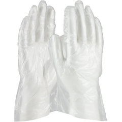 ‎65-543/M Disposable Gloves - Ambi-Dex Disposable Polyethylene - Food Grade - Embossed - 100/Bx - 1 mil - Exact Tool & Supply