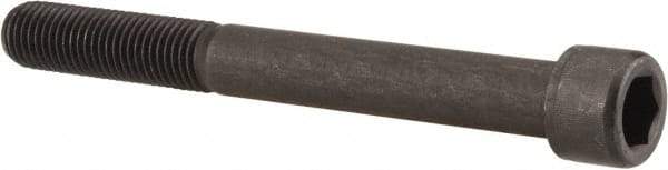 Value Collection - 7/8-9 UNC Hex Socket Drive, Socket Cap Screw - Alloy Steel, Black Oxide Finish, Partially Threaded, 8" Length Under Head - Exact Tool & Supply