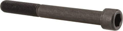 Value Collection - 7/8-9 UNC Hex Socket Drive, Socket Cap Screw - Alloy Steel, Black Oxide Finish, Partially Threaded, 8" Length Under Head - Exact Tool & Supply