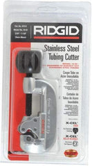 Ridgid - 3/16" to 1-1/8" Pipe Capacity, Tube Cutter - Cuts Copper, Aluminum, Brass - Exact Tool & Supply